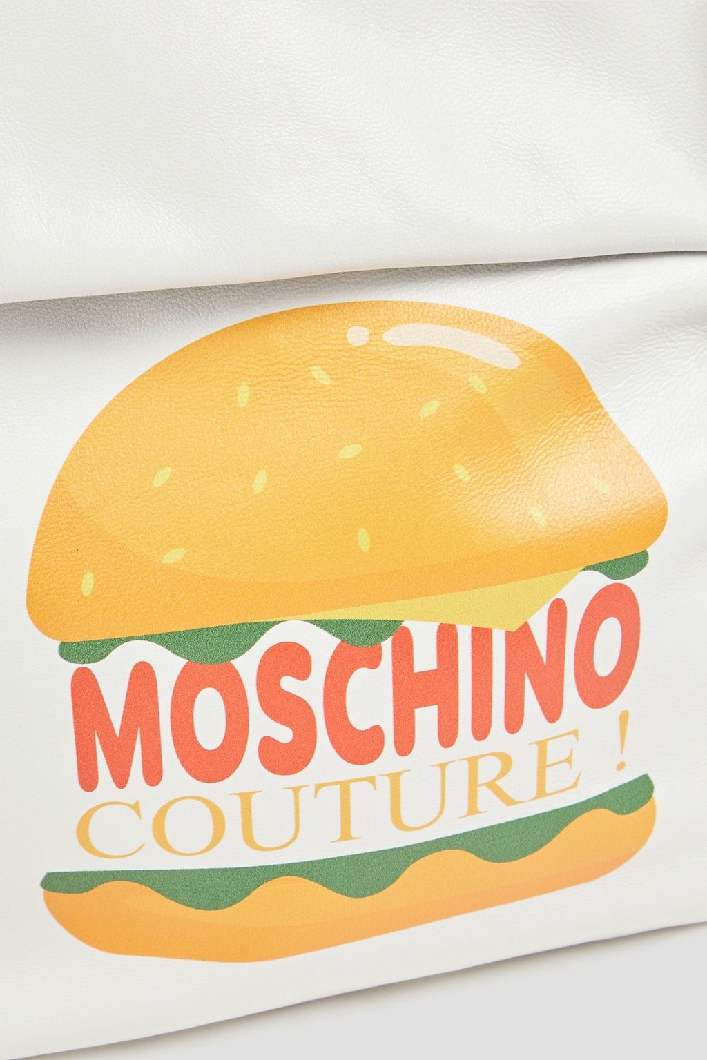 MOSCHINO Printed leather shoulder bag