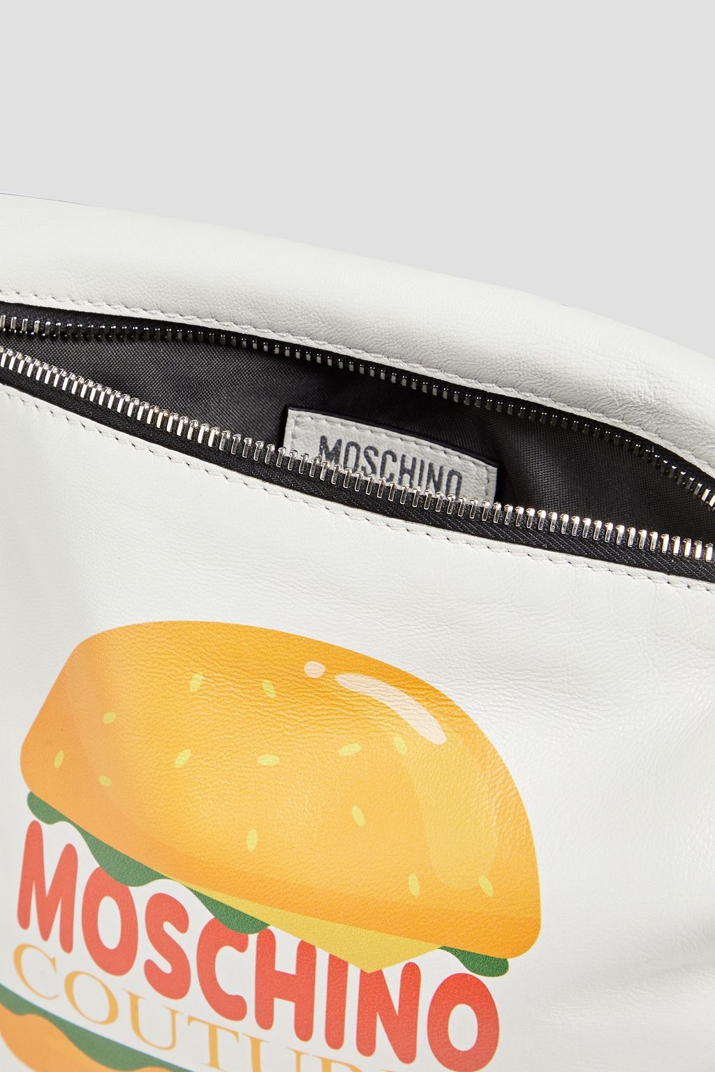 MOSCHINO Printed leather shoulder bag