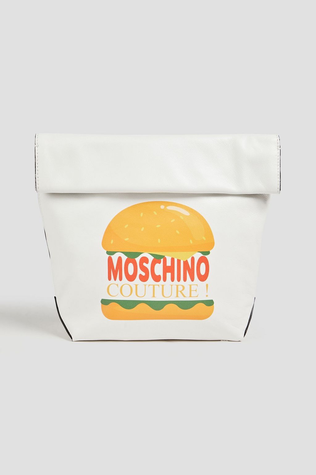 MOSCHINO Printed leather shoulder bag