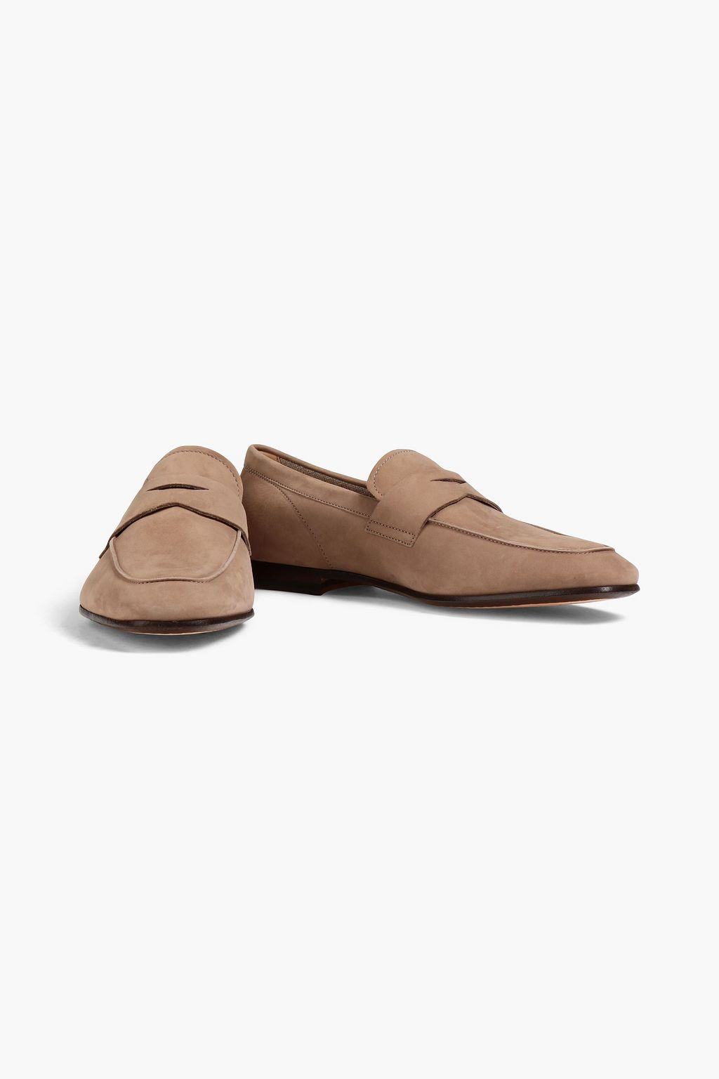 TOD'S Suede penny loafers