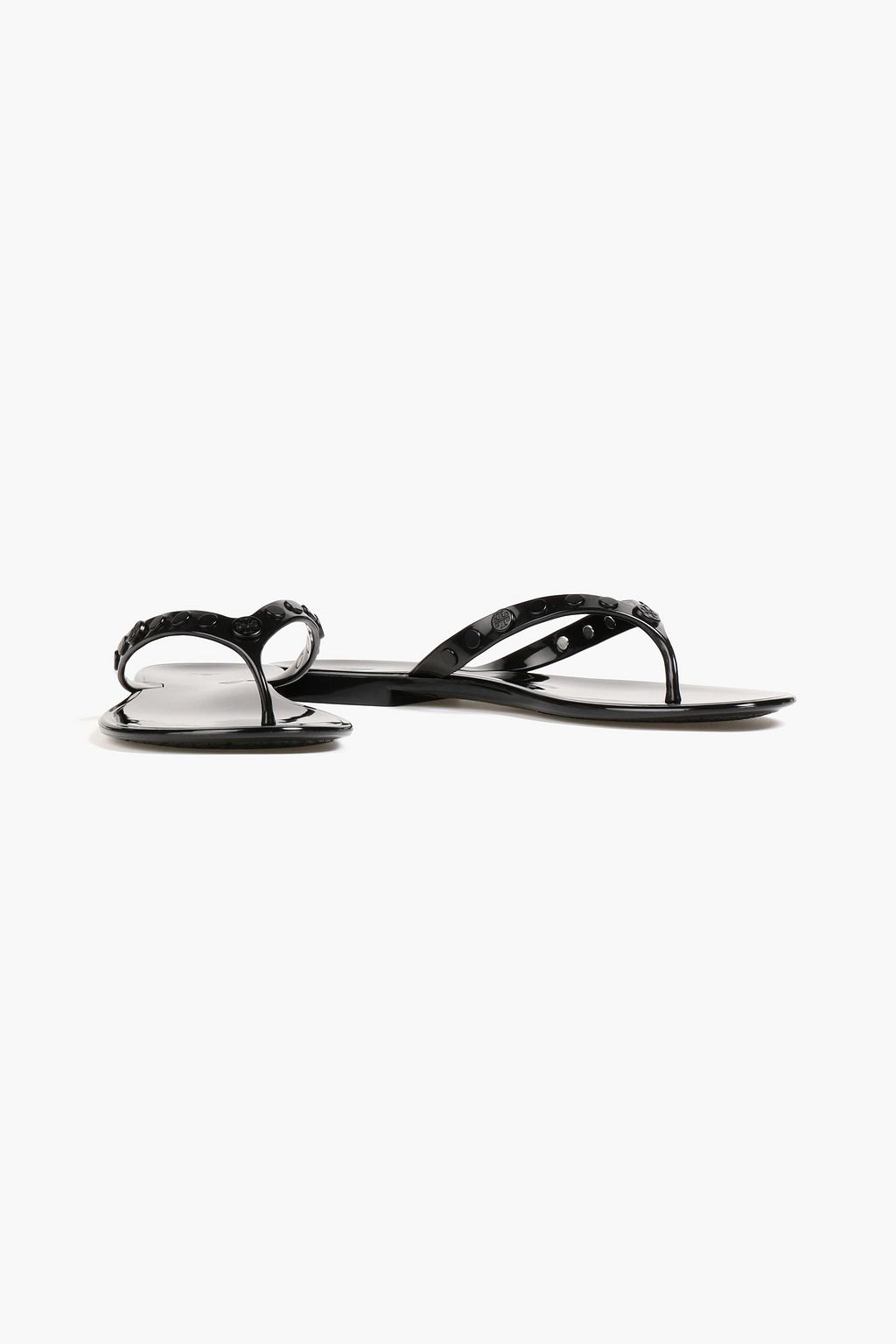 TORY BURCH Studded PVC flip flops