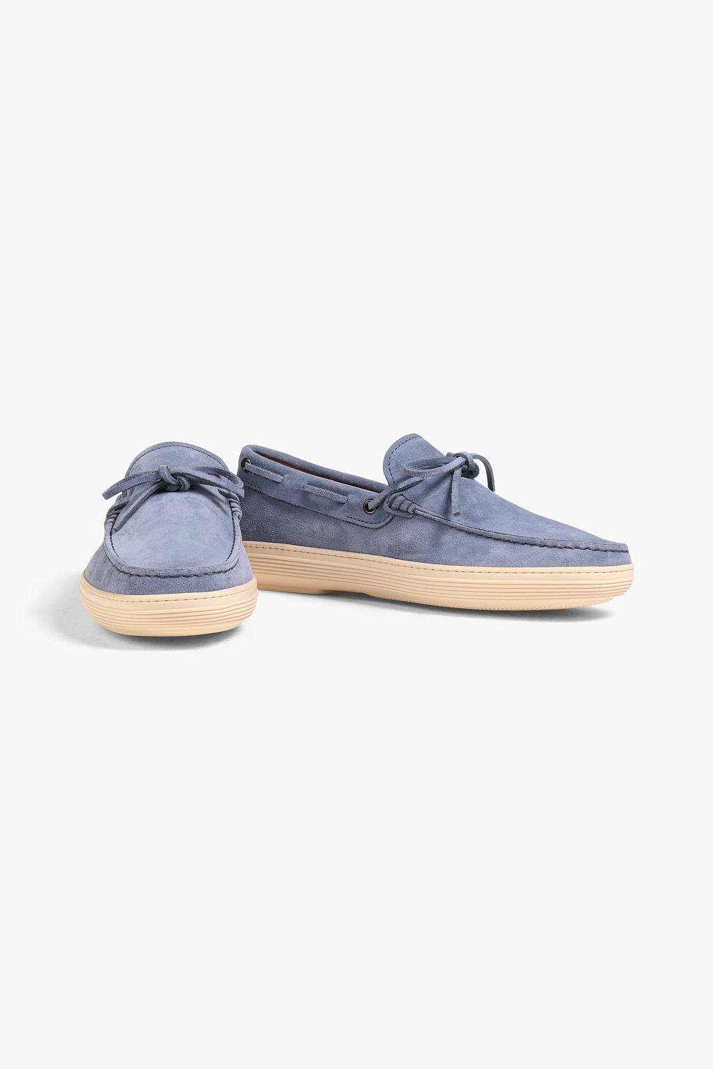 TOD'S Suede boat shoes