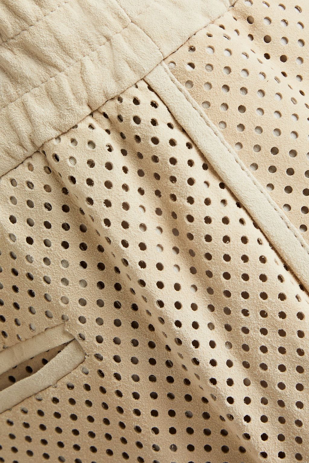 BRUNELLO CUCINELLI Perforated suede shorts
