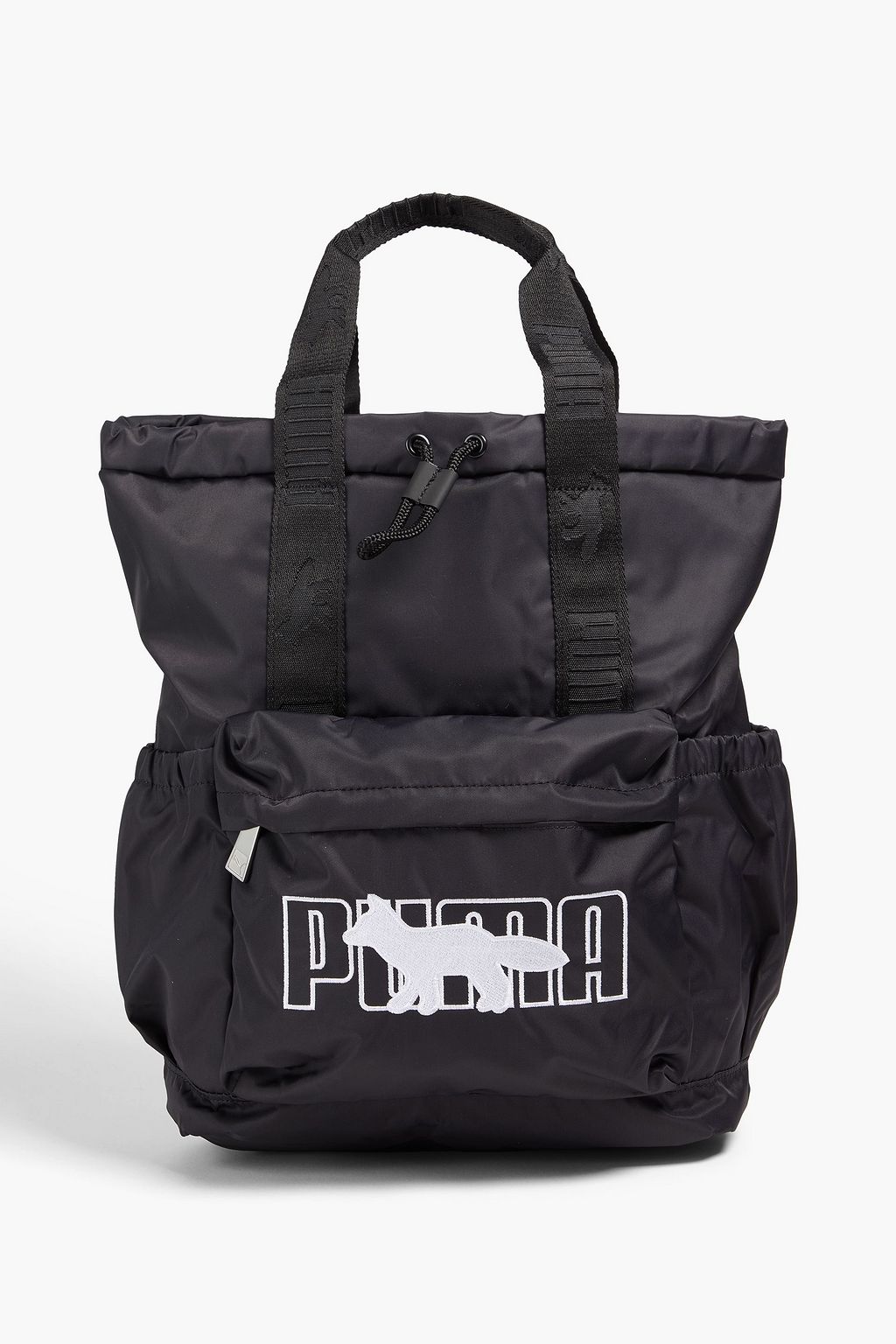 PUMA X MAISON KITSUNÉ Embroidered shell backpack Sale up to 70 off