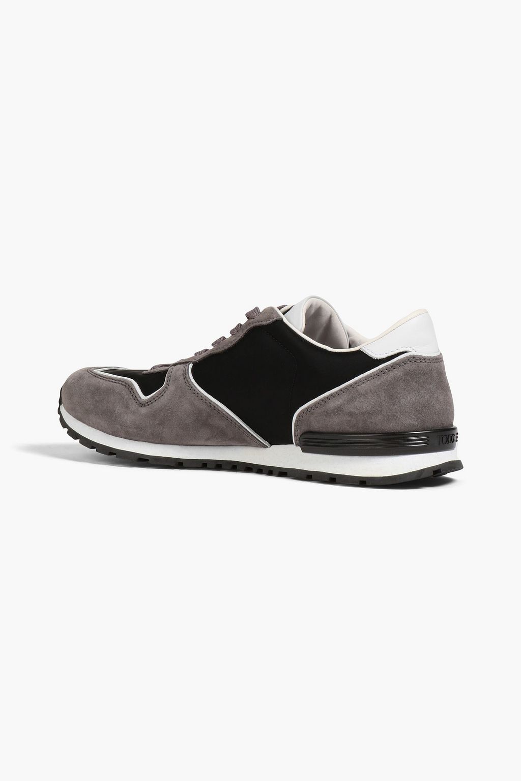 TOD'S Suede and shell sneakers