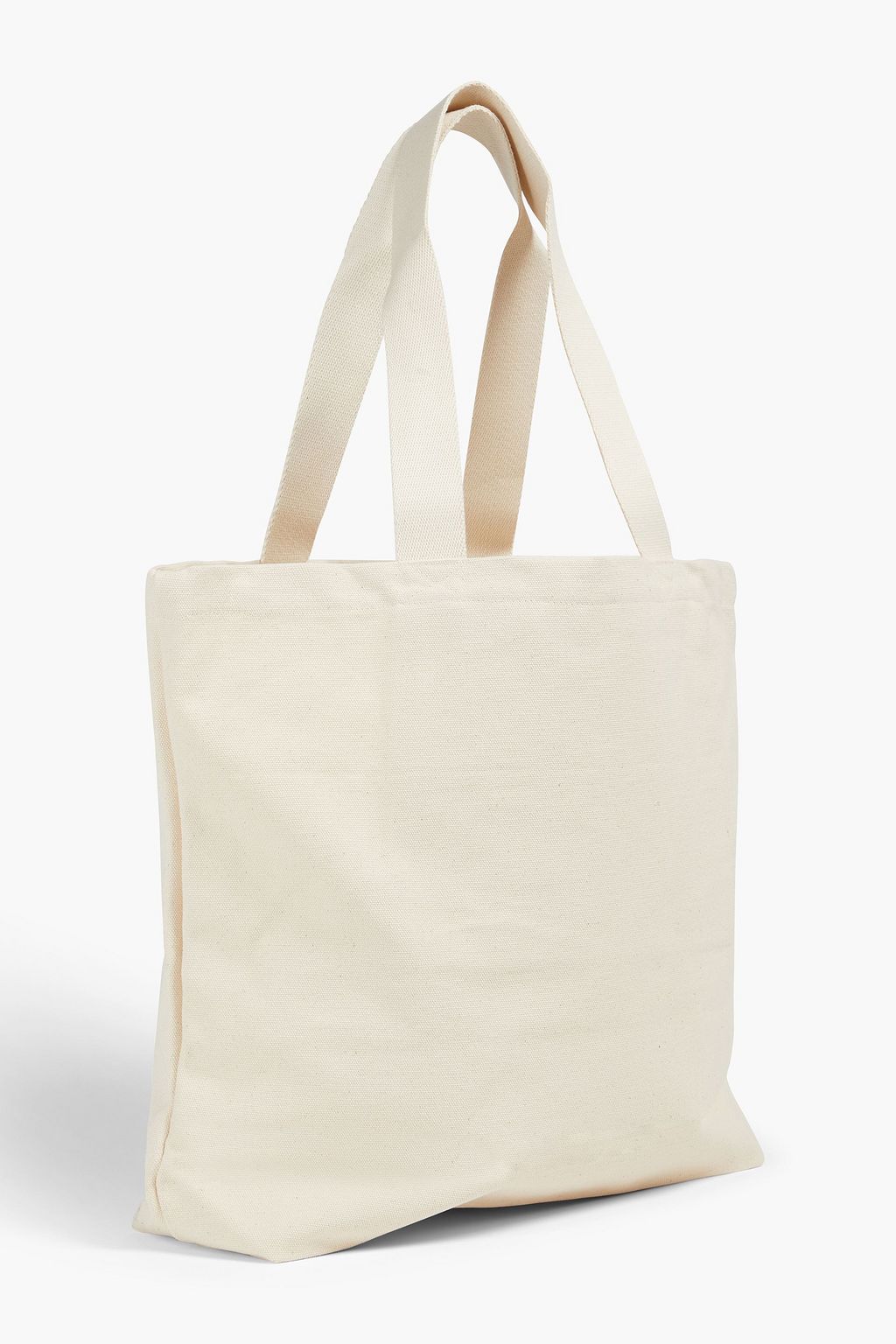 MAISON KITSUNÉ Printed cotton-canvas tote