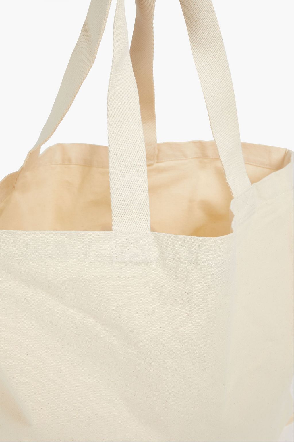 MAISON KITSUNÉ Printed cotton-canvas tote