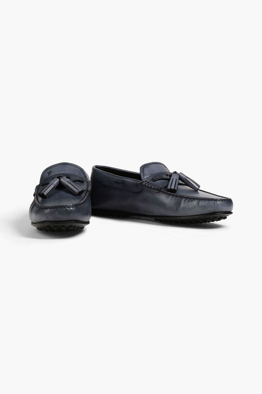 TOD'S Tasseled leather driving shoes