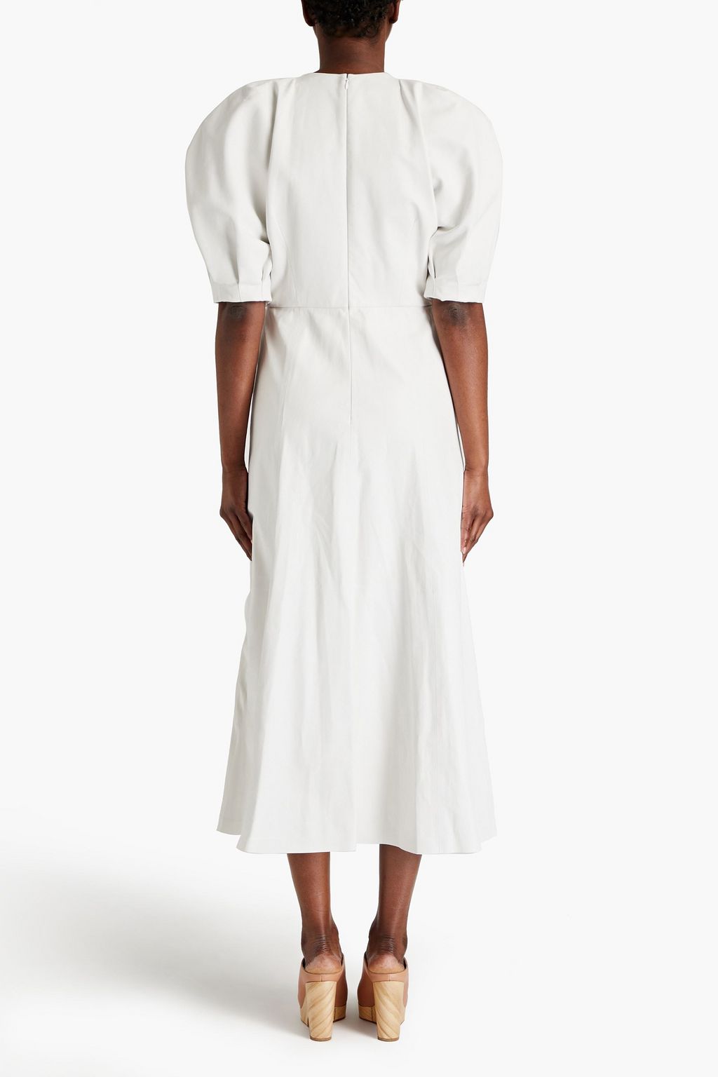 GABRIELA HEARST Sheena leather midi dress