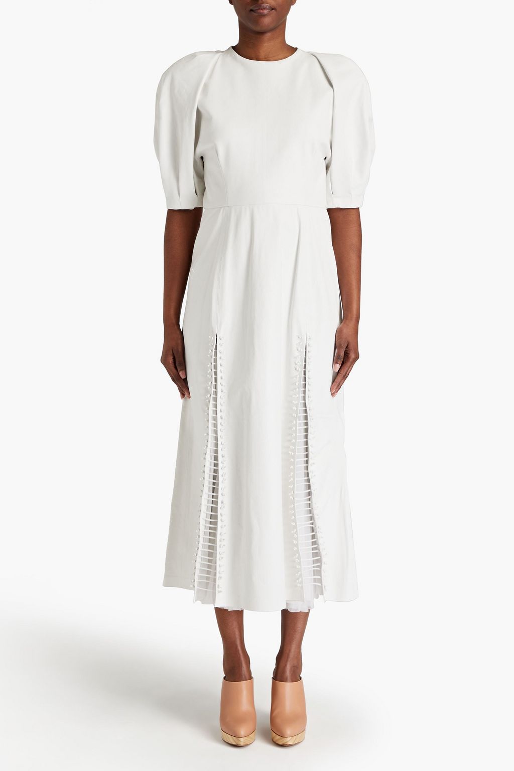 GABRIELA HEARST Sheena leather midi dress