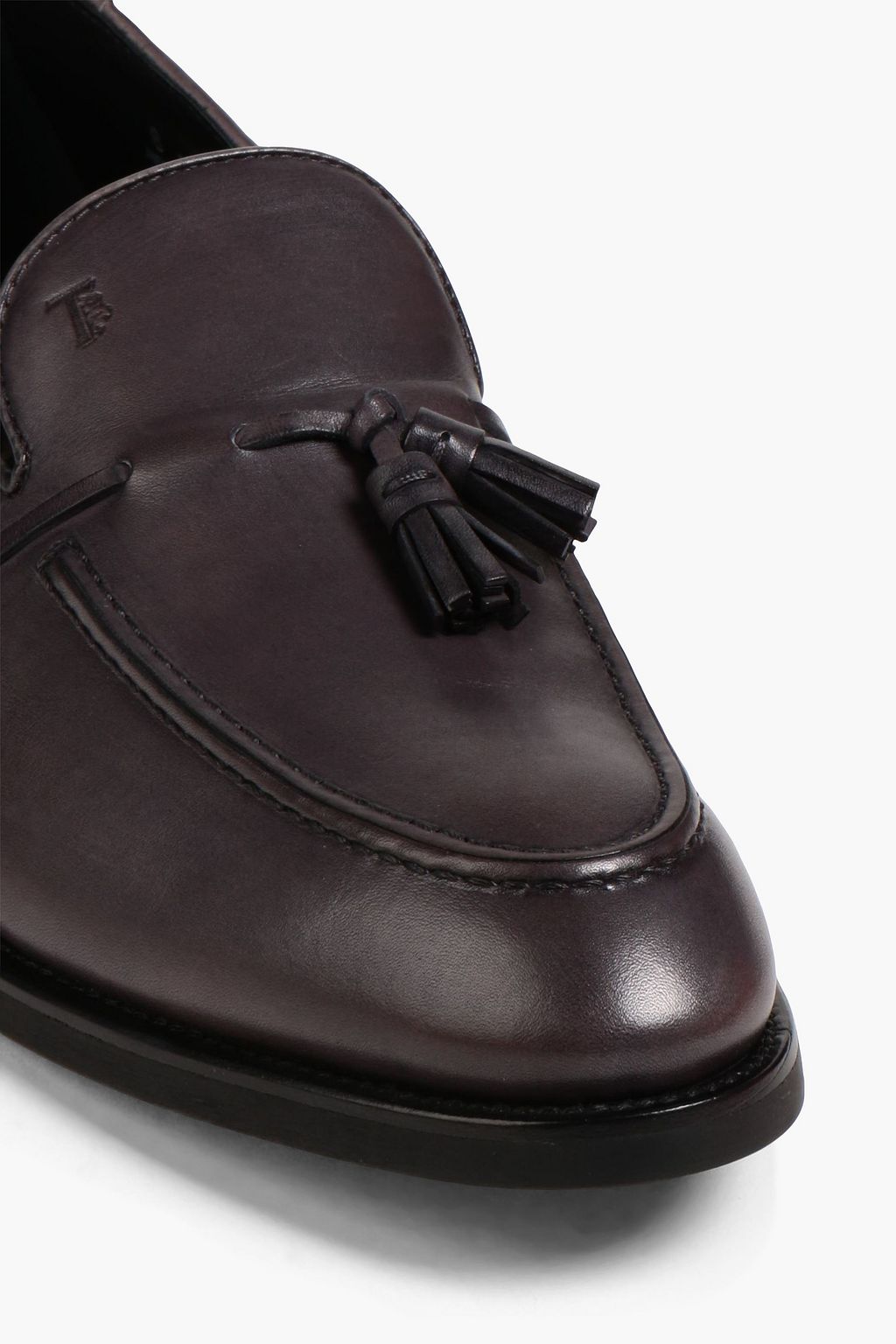 TOD'S Tasseled leather loafers