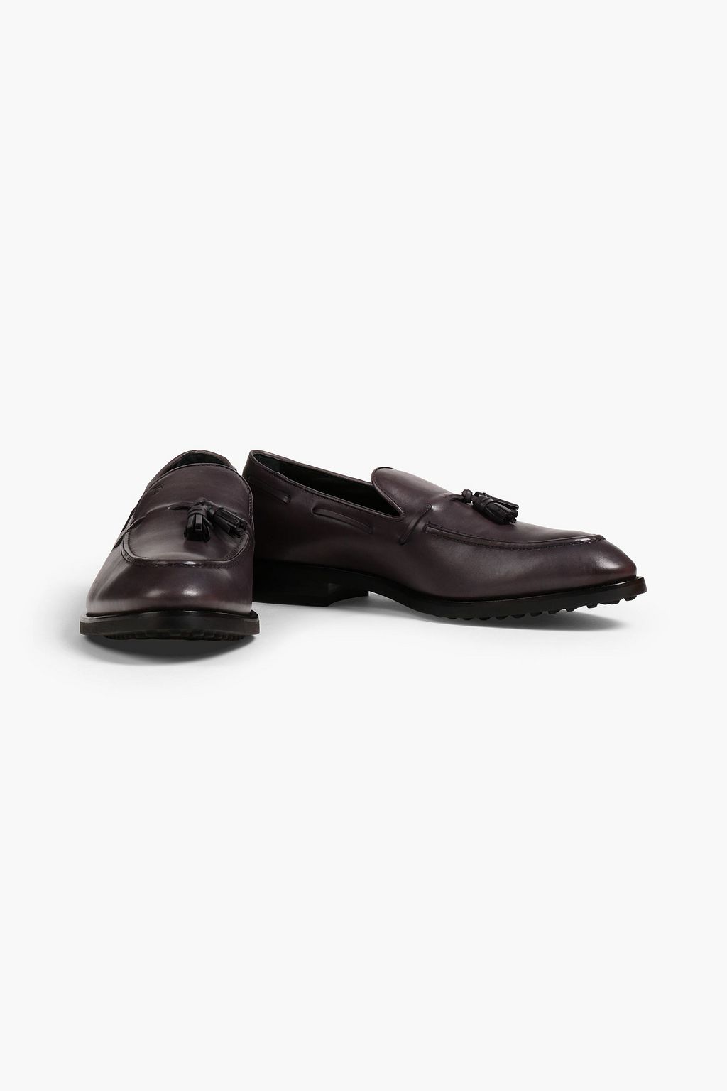 TOD'S Tasseled leather loafers