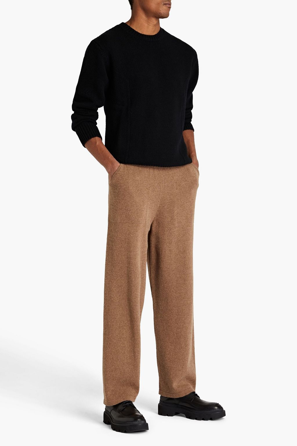 MAISON KITSUNÉ Appliquéd wool sweater