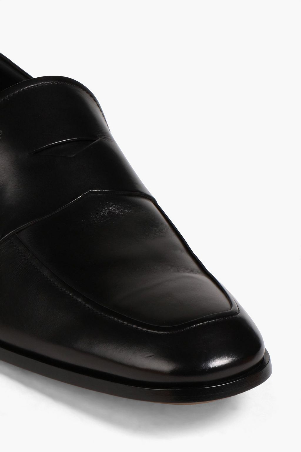 TOD'S Leather penny loafers