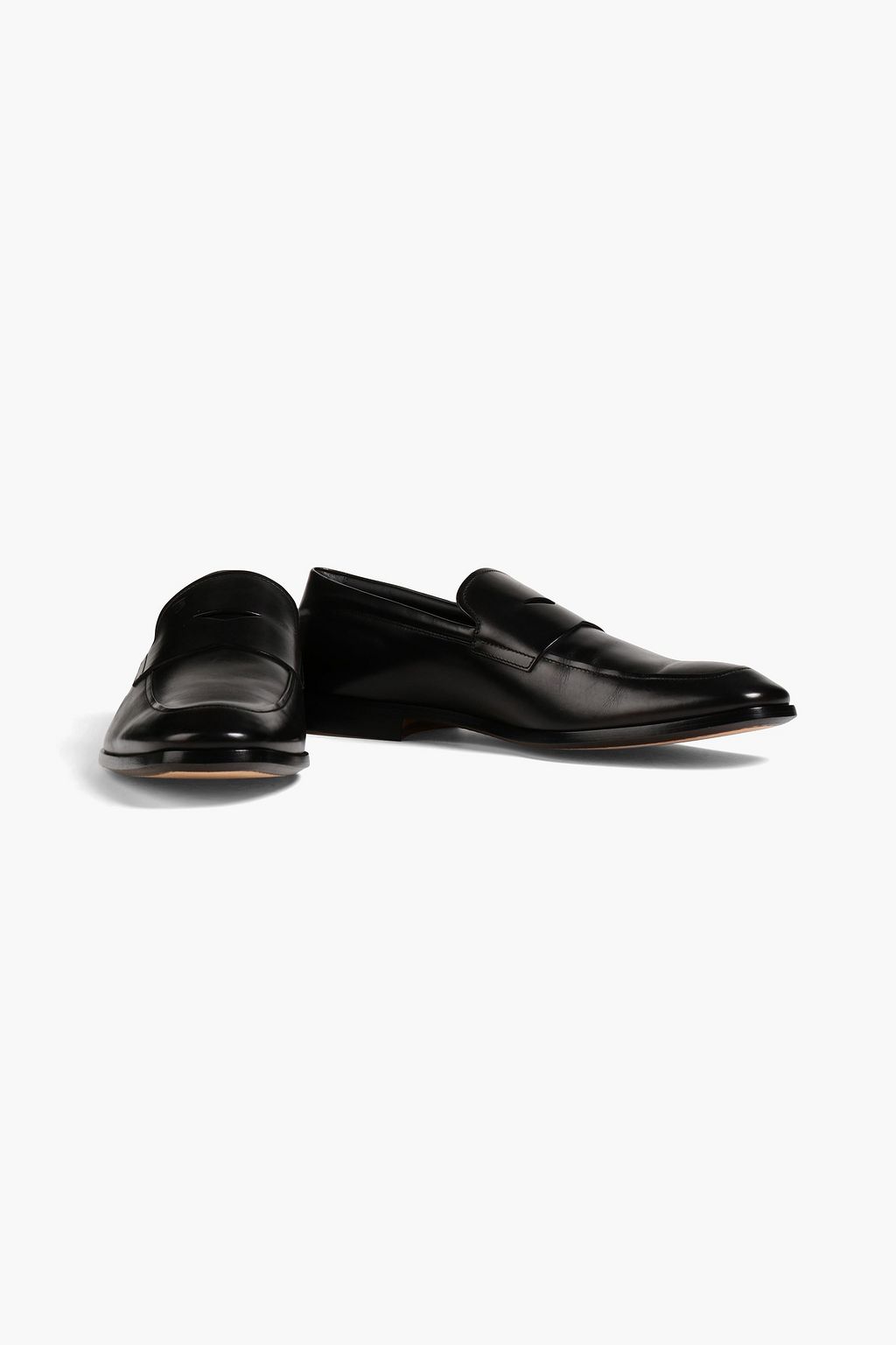 TOD'S Leather penny loafers