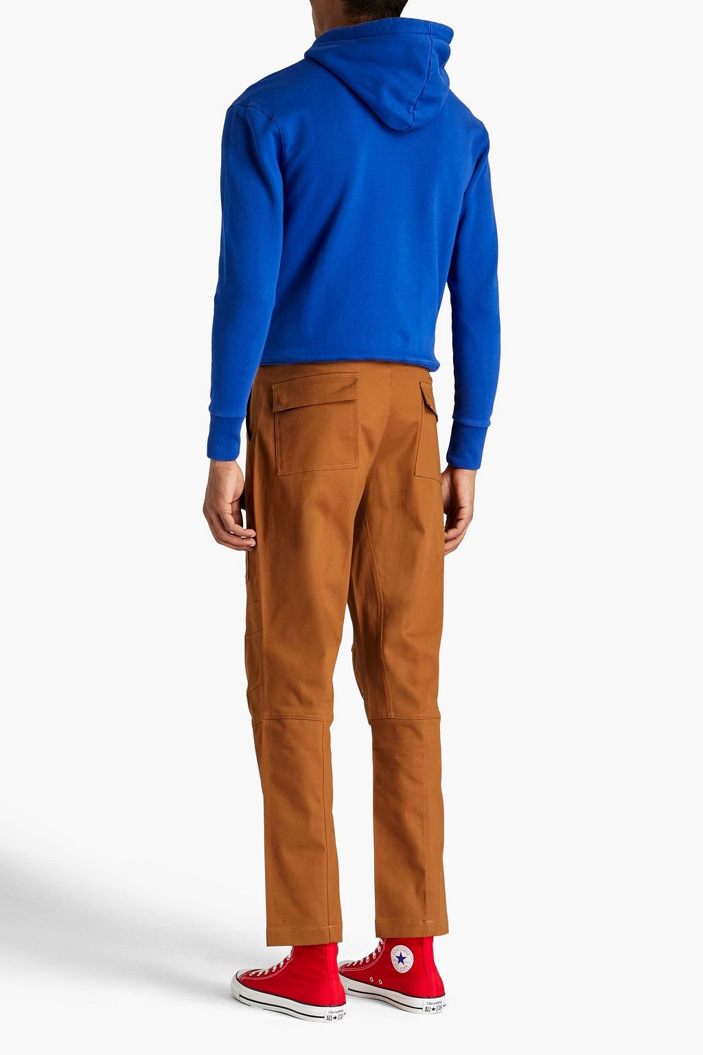 PUMA X MAISON KITSUNÉ Appliquéd stretch-cotton twill cargo pants