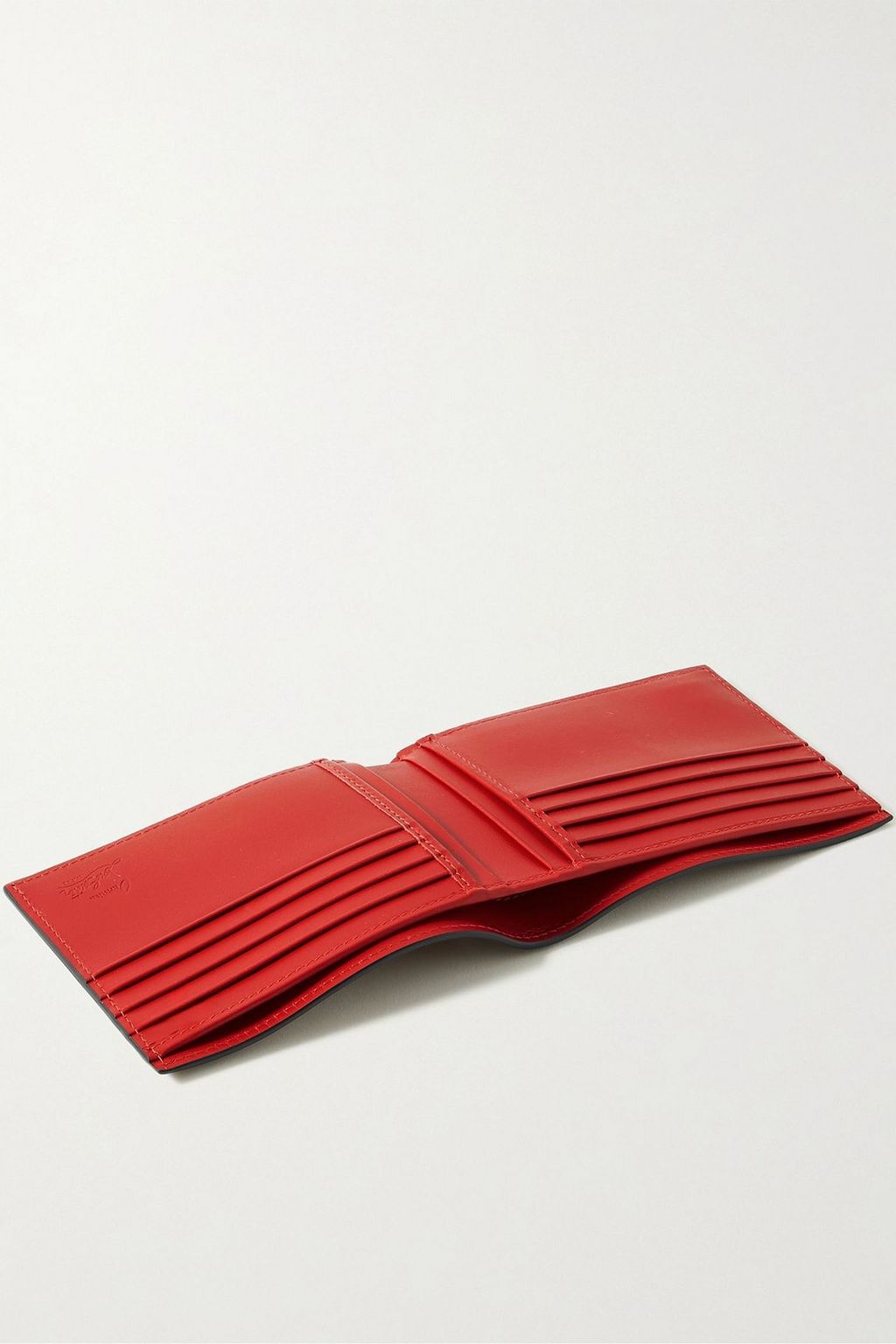 CHRISTIAN LOUBOUTIN Logo-appliquéd leather wallet