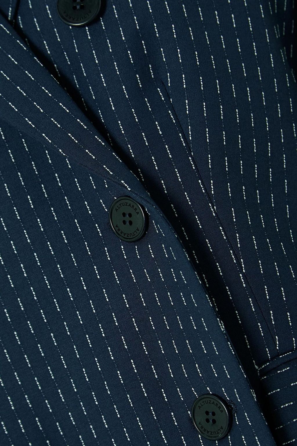 ALTUZARRA Indiana double-breasted embroidered woven blazer