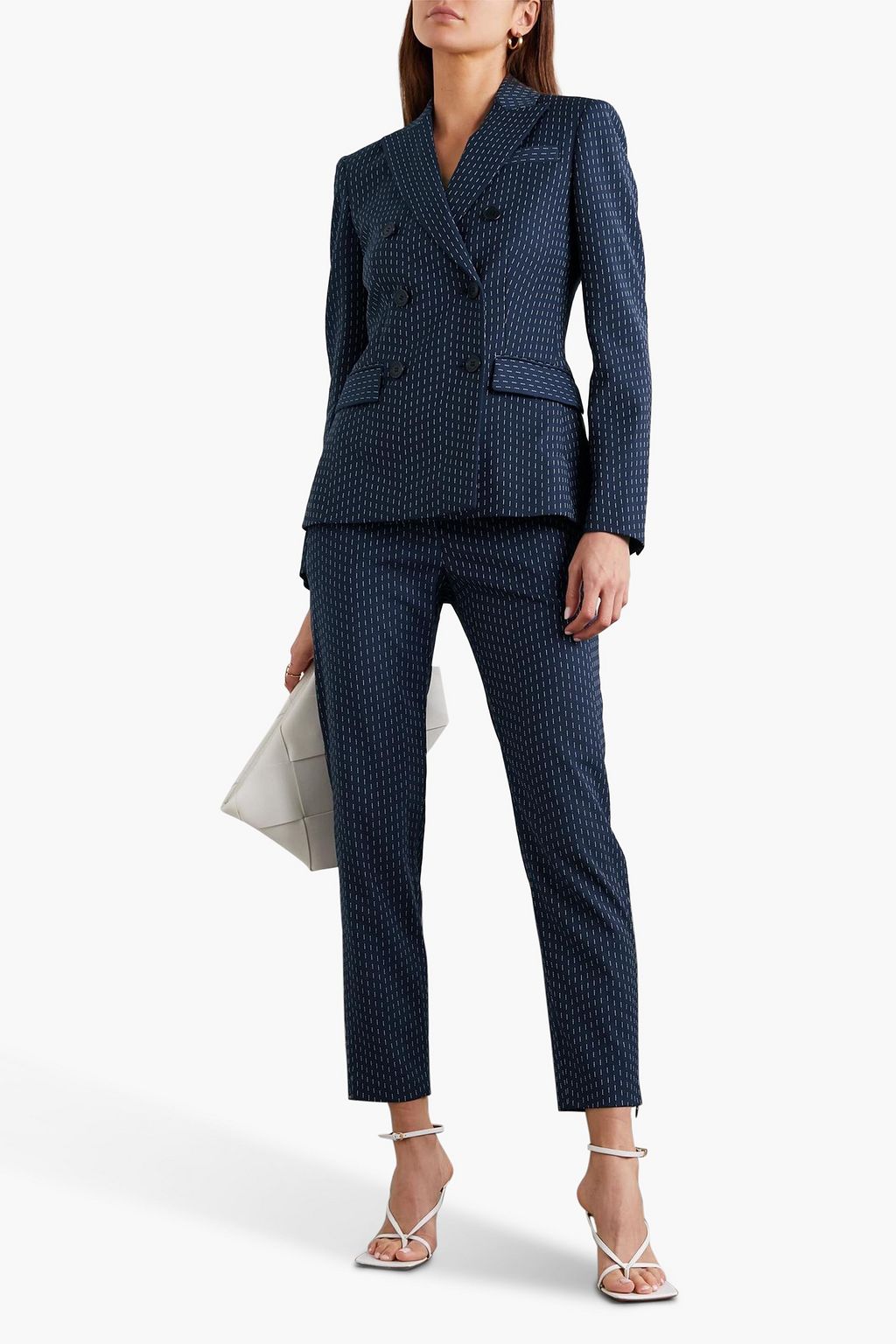 ALTUZARRA Indiana double-breasted embroidered woven blazer