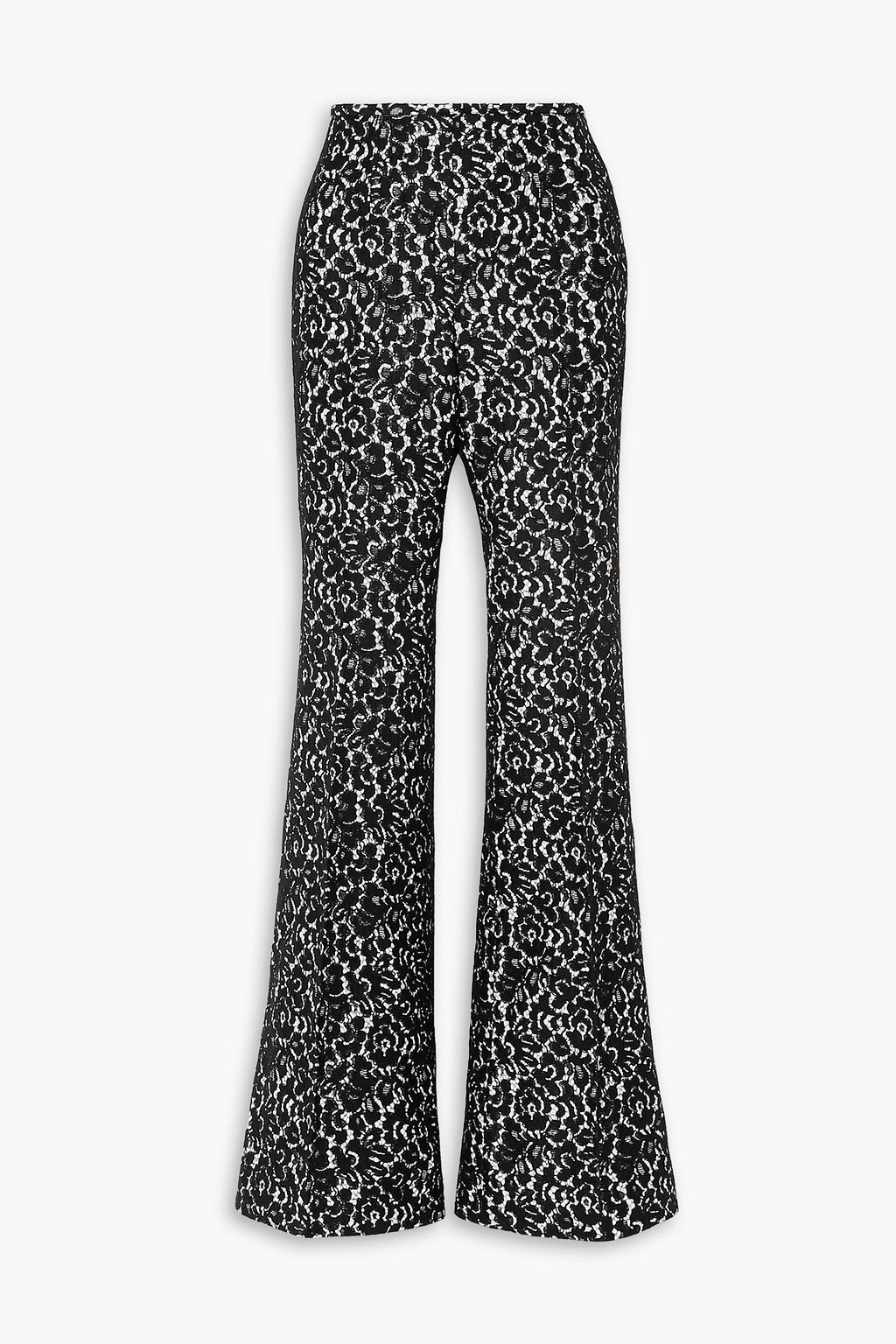 MICHAEL KORS COLLECTION Brooke lace and crepe flared pants THE