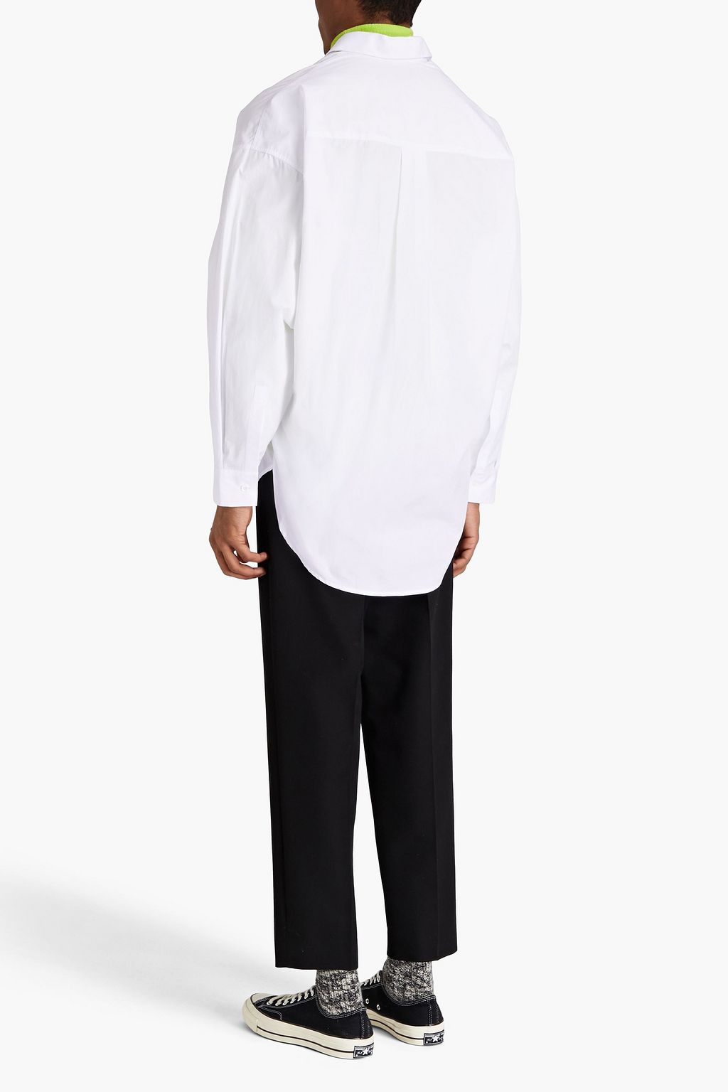 MAISON KITSUNÉ Oversized-Hemd aus Baumwollpopeline