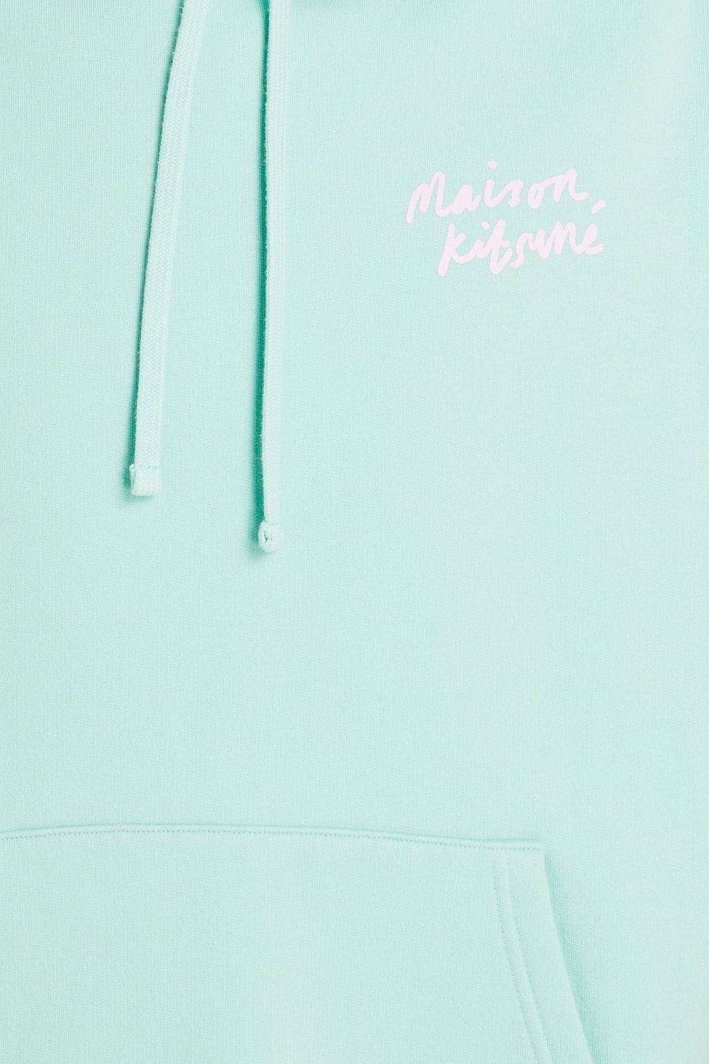 MAISON KITSUNÉ Organic cotton-blend fleece hoodie