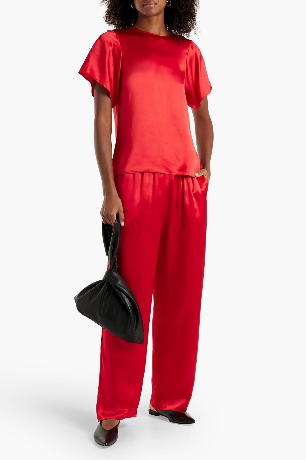 TOTEME Silk-satin top