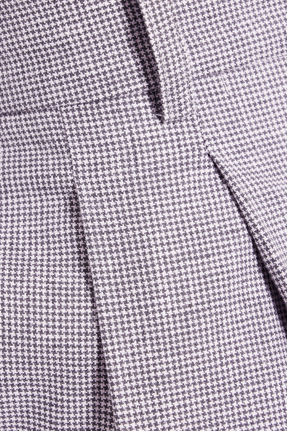 Isabel Marant Étoile Lowea Houndstooth Cotton And Linen-blend Tapered Pants In Lilac