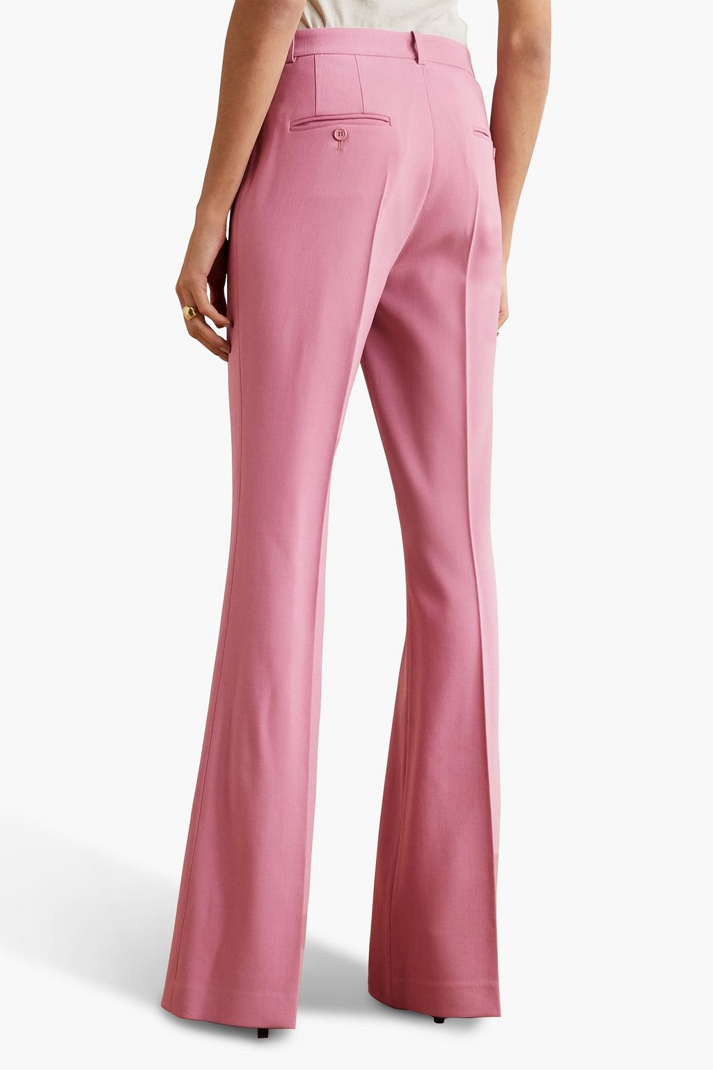 MICHAEL KORS COLLECTION Charlie wool-blend crepe flared pants