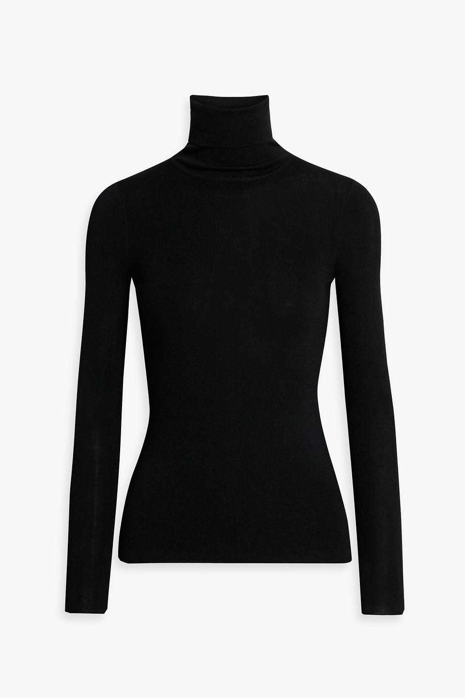 Totême First Layer Turtleneck Black In Black