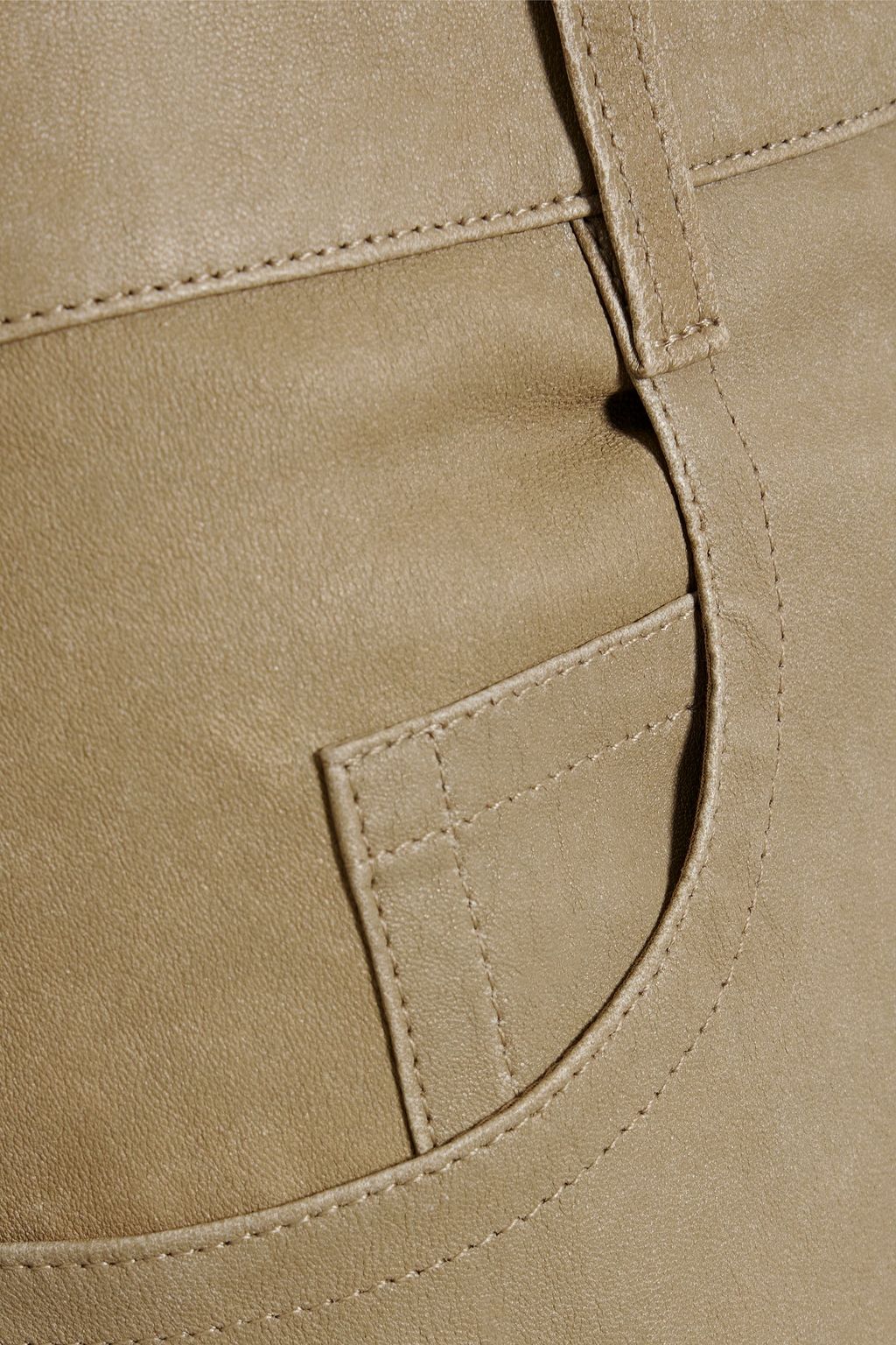 MARANT ÉTOILE Taro leather slim-leg pants
