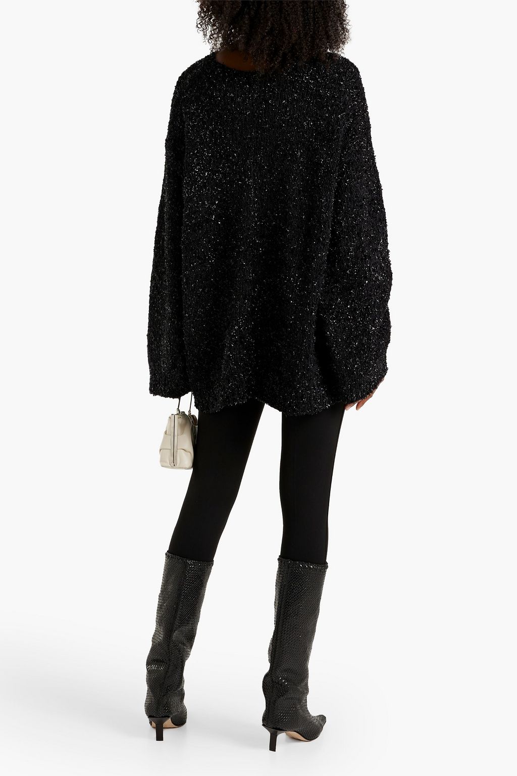 TOTEME Cotton-blend tinsel sweater