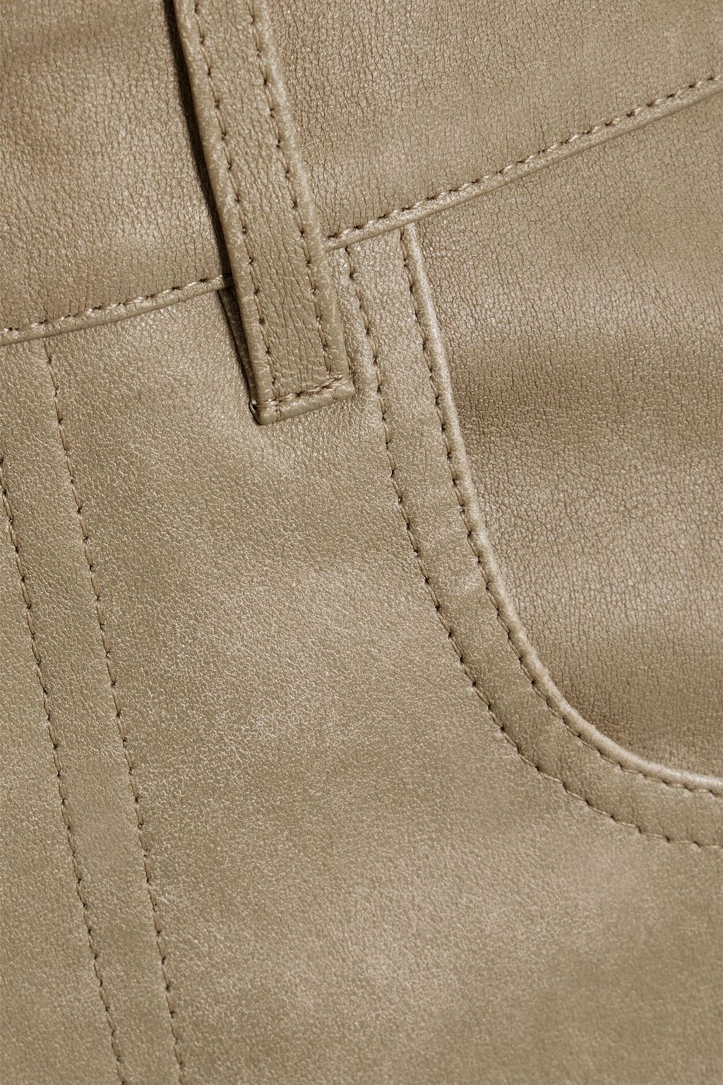 MARANT ÉTOILE Fiali leather skirt