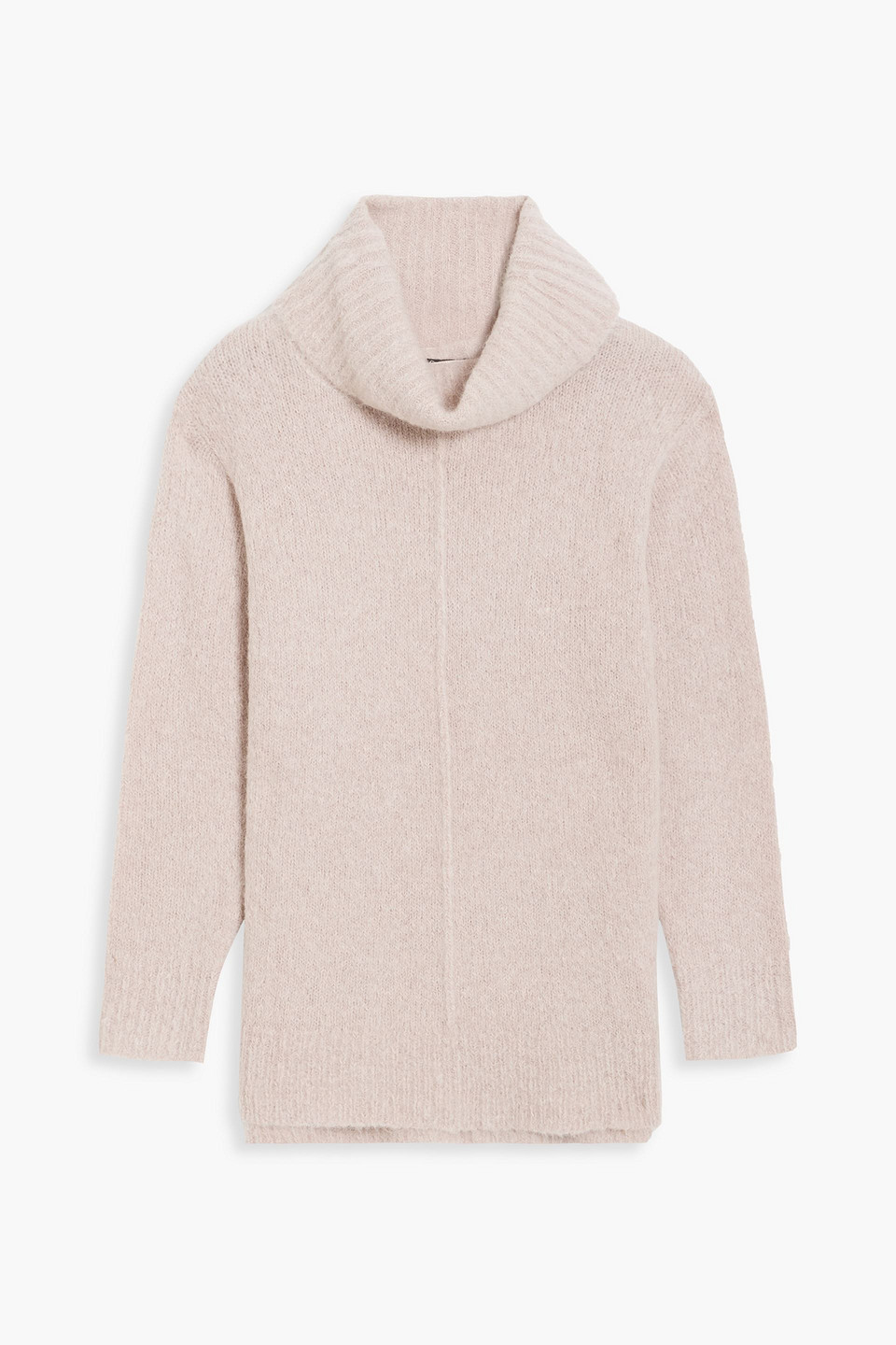 Luisa Cerano Alpaca-blend Turtleneck Sweater In Blush