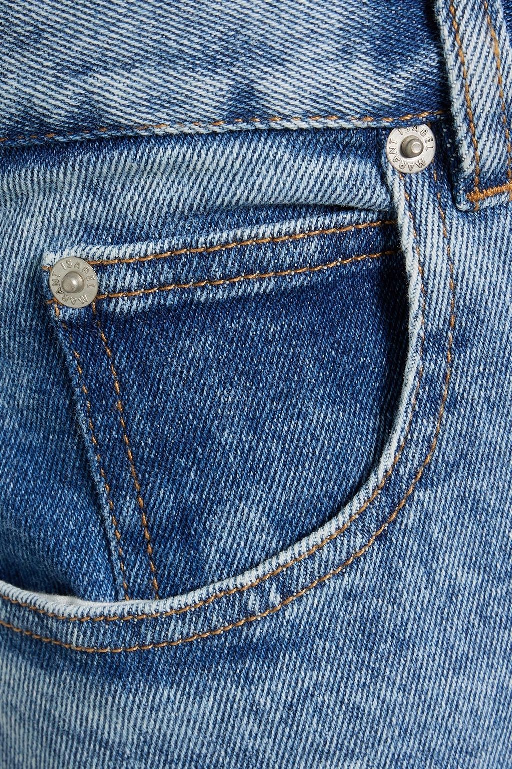 ISABEL MARANT Kanh slim-fit faded denim jeans