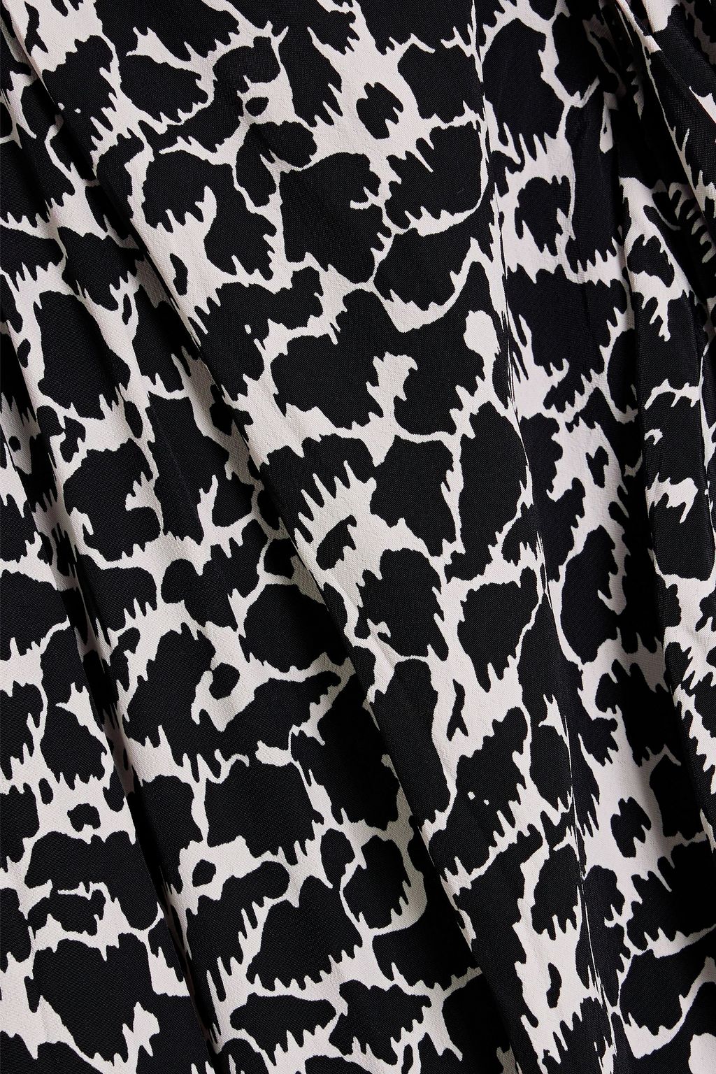 MARANT ÉTOILE Bedrucktes Minikleid aus Crêpe mit Raffungen