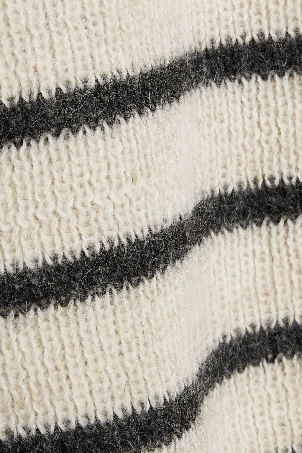 ISABEL MARANT George striped alpaca-blend sweater
