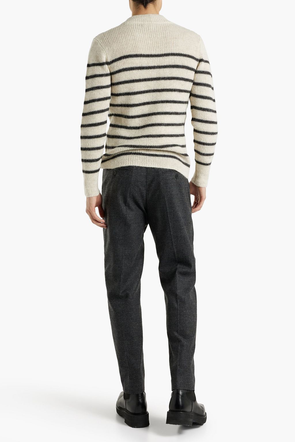 ISABEL MARANT George striped alpaca-blend sweater