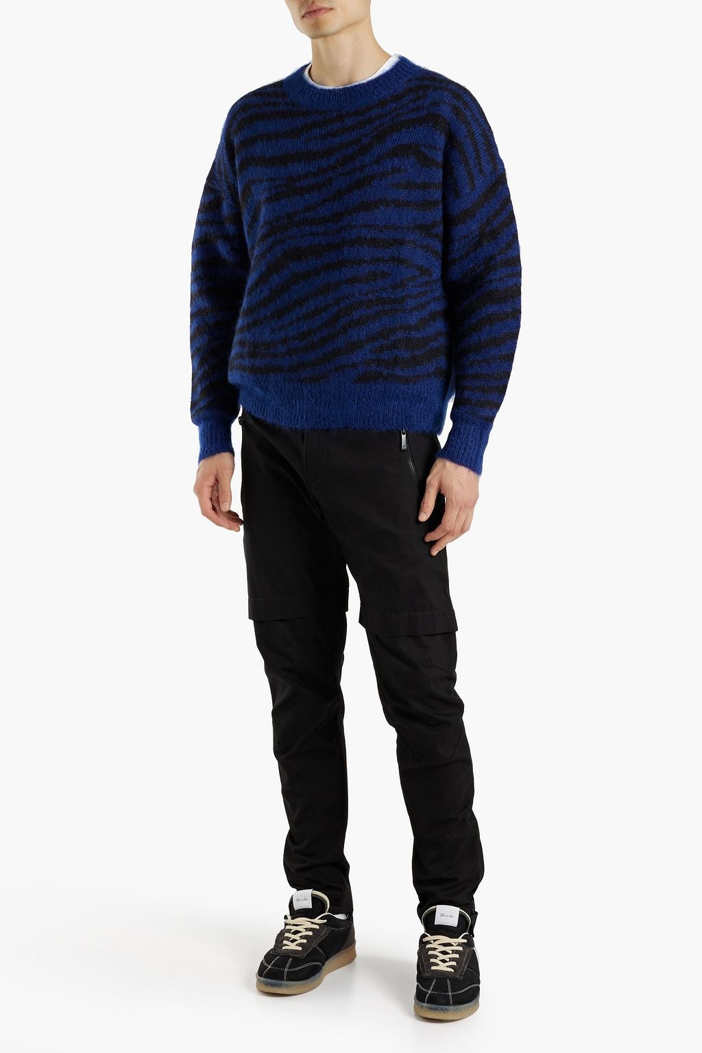 ISABEL MARANT Randal jacquard-knit mohair-blend sweater