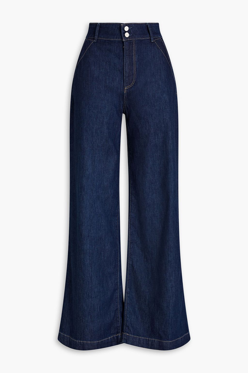 PAIGE Harper high rise wide leg jeans THE OUTNET