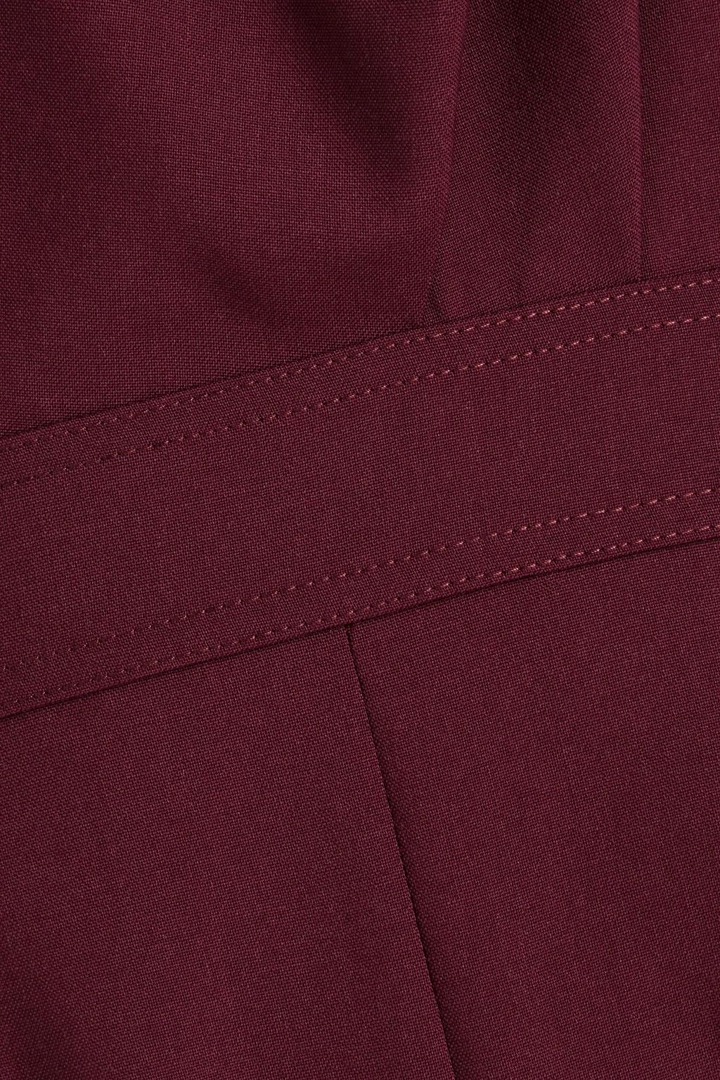 ROKSANDA Draped grain de poudre wool jumpsuit