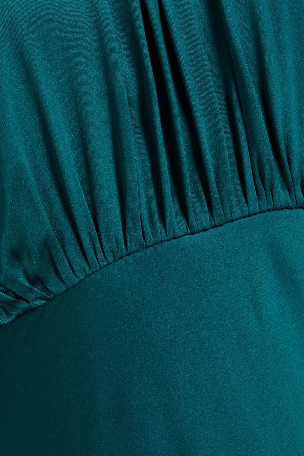 ROKSANDA Draped gathered silk-satin gown