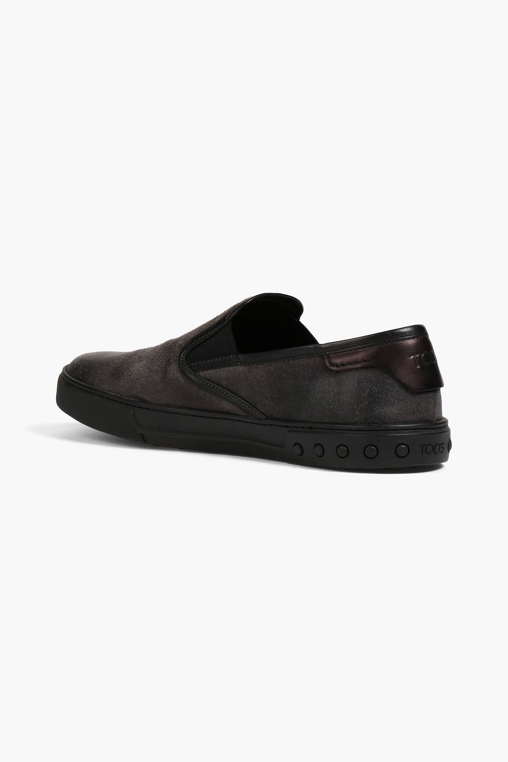 TOD'S Waxed suede sneakers