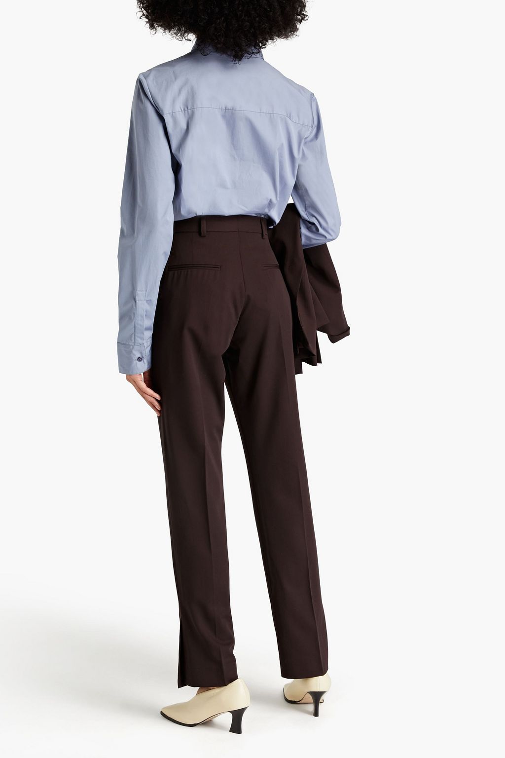 BITE STUDIOS Wool-twill straight-leg pants