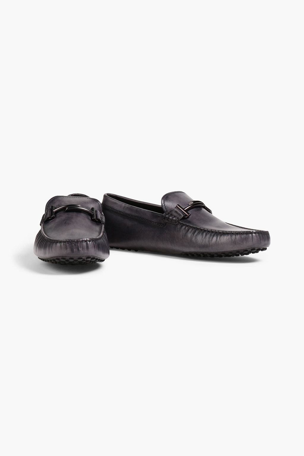 TOD'S Double T leather driving shoes