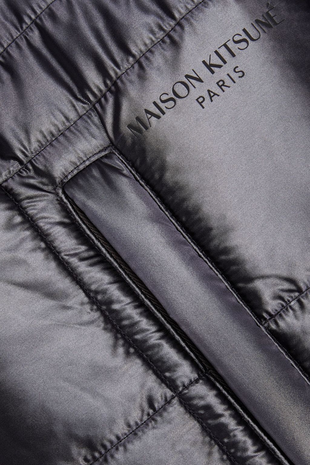 MAISON KITSUNÉ Kapuzenjacke aus gestepptem Shell