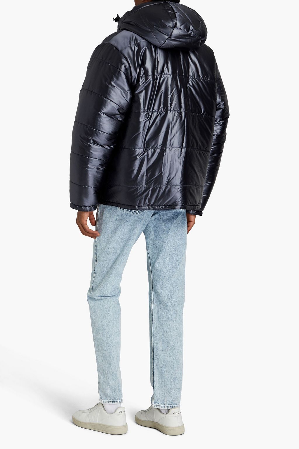 MAISON KITSUNÉ Kapuzenjacke aus gestepptem Shell