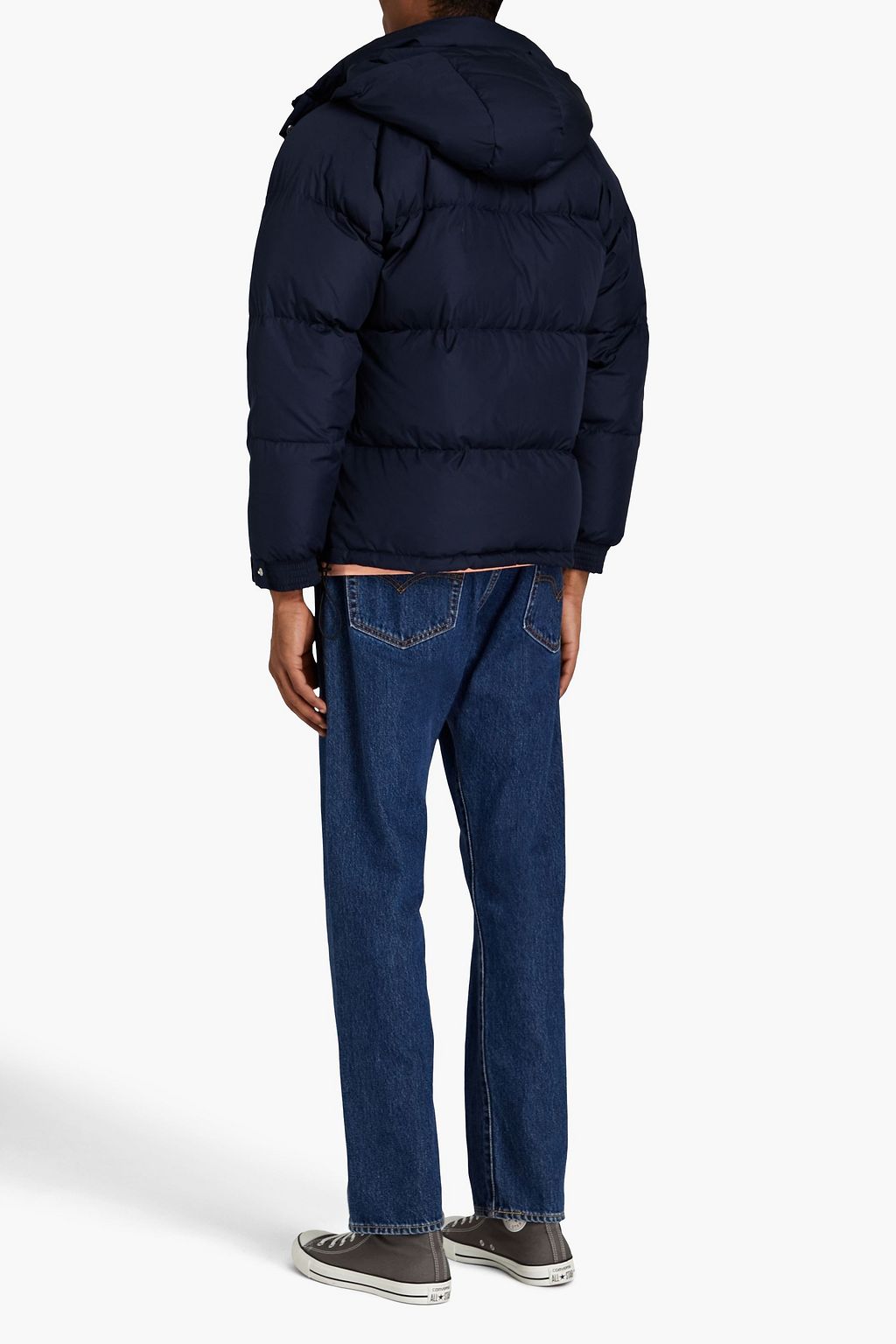 MAISON KITSUNÉ Daunenjacke aus gestepptem Shell mit Kapuze
