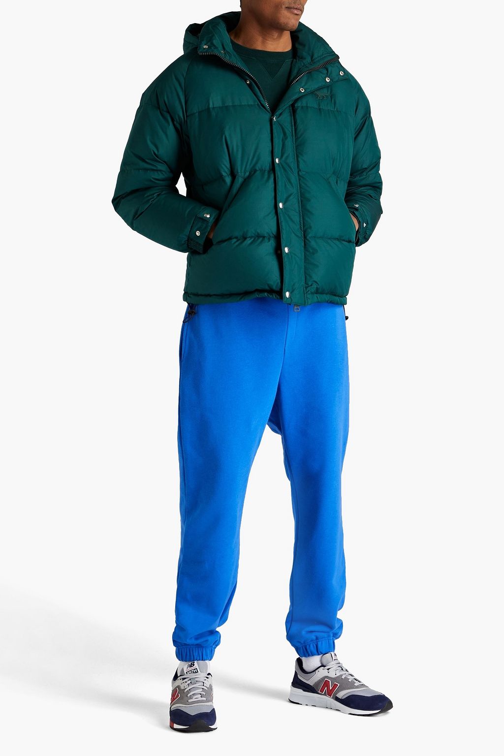 MAISON KITSUNÉ Daunenjacke aus gestepptem Shell mit Kapuze