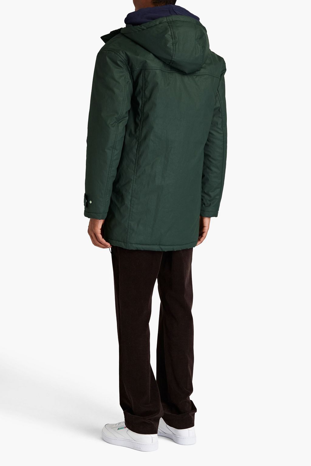 MAISON KITSUNÉ Parka aus Twill mit Kapuze